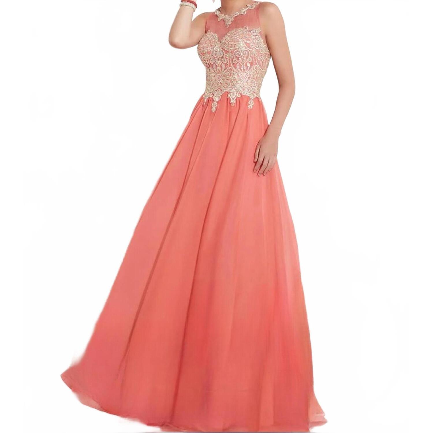 New Studio 17 Women's Prom Dress In Coral